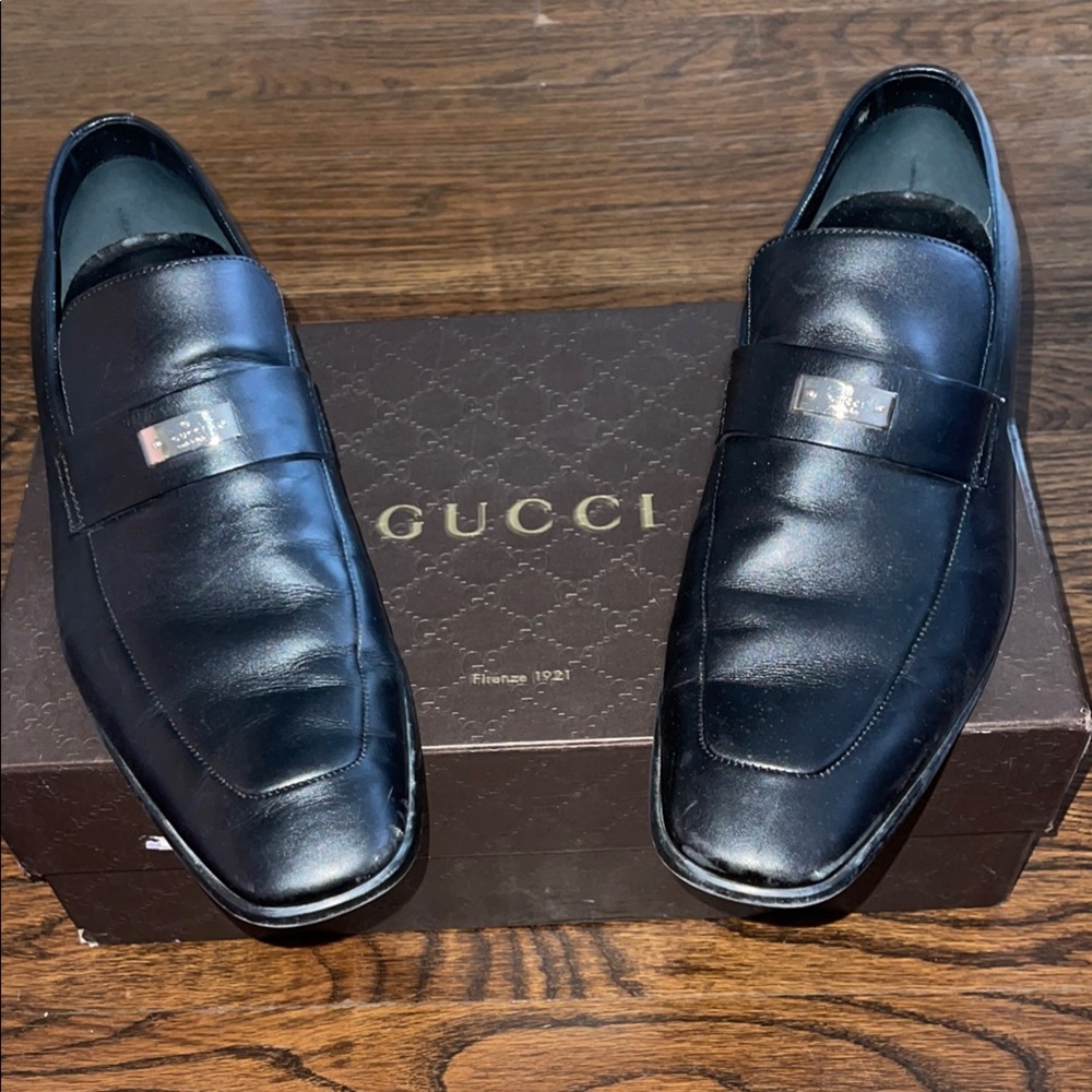 Gucci Men's Black Nero Florence Calf